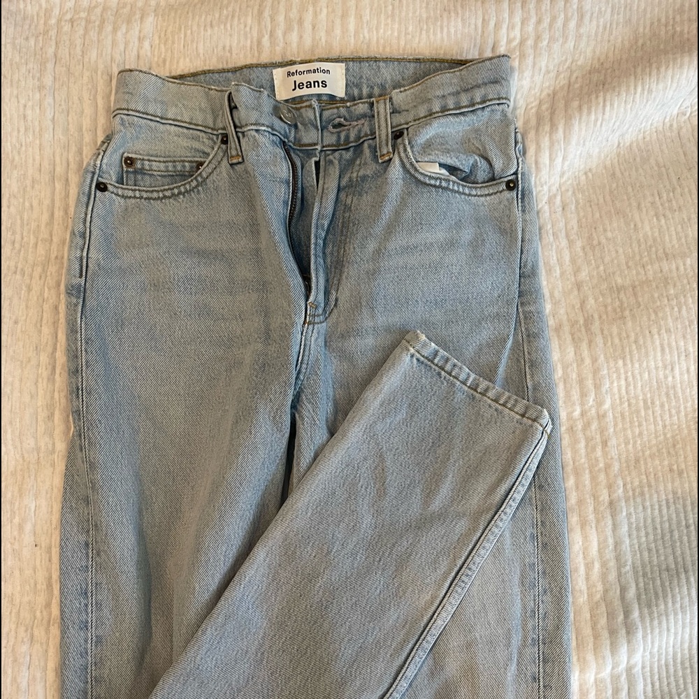 Reformation skinny jeans
